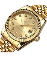&quot;DEERFUN&quot; HOMBRE Reloj de concha con diamantes - £21.20 GBP
