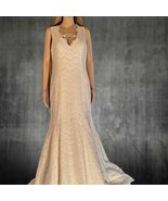 90% OFF Brand New  . Wedding Dress	Mila Bridal	AG.36	Lace w/ Sequins o - $84.15