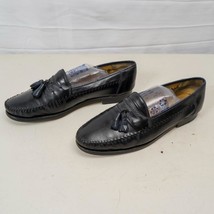 Sandro Moscoloni Loafers Mens 11 Black Leather Kiltie Tassel - $69.21