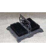 LARGE Cast Iron Boot Shoe Brush Mud Scraper Mud Room Rustic Heavy Duty E... - $58.20 CAD