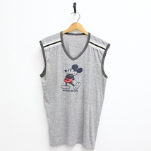 Vintage Classic Walt Disney Mickey Mouse Sleeveless T Shirt Large - £36.51 GBP