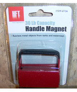30 Pound Capacity sTrOnG Retrieving MAGNET Red HANDLE Pick Up &amp; Pull Pow... - $35.69 CAD