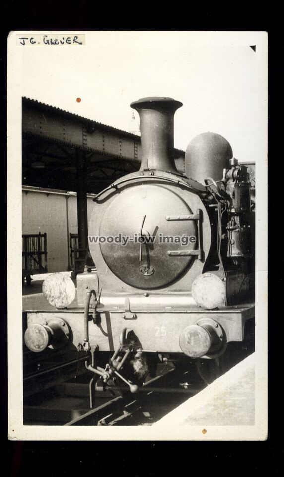 ry170 - British Rail - IOW Engine No.W25 &quot;Godshill&quot; front view - photograph - $2.54