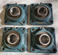 Lot of Four(4) Dodge F4B-SC-35MM Four Bolt Mounted Flange Bearing Units - £134.05 GBP