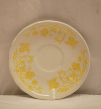 Vintage Royal Staffordshire Windsong Ironstone Yllw Saucer by J&amp;G Meakin England - $8.90