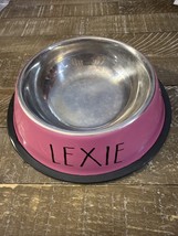 Custom Dog Bowl Stainless Steel Pet Bowl Personalized LEXIE - €21,08 EUR