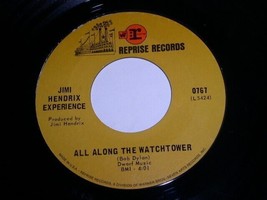 Jimi Hendrix Experience All Along The Watchtower Burning Midnight Lamp 45 RPM - £19.74 GBP