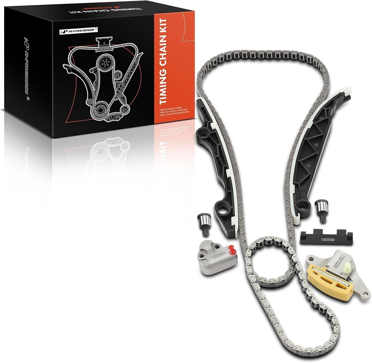 APM 7PCS Engine Timing Chain Kit W/Tensioner &amp; Guide Compatible with - $159.87