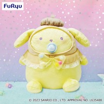 Sanrio Pompompurin Pom Purin Sugar Party Plush Toy stuffed Doll 30cm Furyu - $90.06