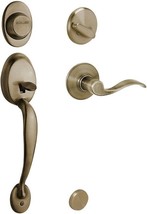 Schlage F93PLY609ACCLH Plymouth Inactive Handleset w/Accent Left-handed ... - £53.59 GBP