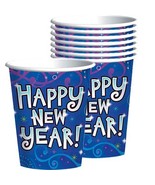Midnight Festivities Paper Cups, 18ct - €4,35 EUR