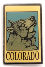 Colorado Souvenir Pin Wolf Coyote Wildlife Animal Travel Nature Collecti... - $9.99