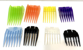 Electric Hair Clipper Accessory Combs Lot of 8 Various Sizes Read Description - £7.91 GBP