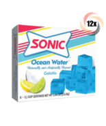 12x Packs Sonic Ocean Water Flavor Gelatin | 6 Servings Per Pack | 3.94oz - £32.32 GBP