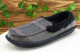Dear Foams Size 9-10 M Gray Slipper Shoes Fabric Men Shoes - $16.78