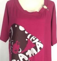 Sugar Mama 3XL Pink Vintage Afro Mod Squad One Step Up T Shirt Graphic  - £23.46 GBP