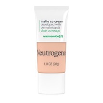 Neutrogena Clear Coverage Flawless Matte CC Cream, Alabaster, 1 oz.. - £23.73 GBP