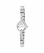 Pulsar PPH549 Women&#39;s Silver Crystal Accented Expansion Stainless Steel ... - $45.00