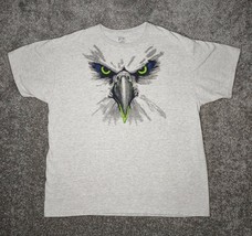 Seattle Seahawks Shirt Mens XL Hawk Logo T-Shirt NFL Port &amp; Co - £9.43 GBP