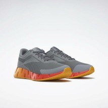 Reebok Men&#39;s Zig Dynamica 2 Running Sneaker GY9564 Gray/Orange/Yellow Size 10.5M - £60.14 GBP