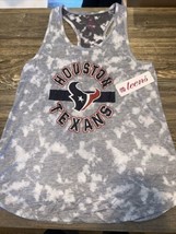 Houston Texans Teens Juniors Large Tank Top. Gray. Authentic. NWT. O - £11.81 GBP