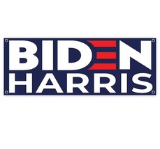 Biden Harris Clearance Banner Advertising Vinyl Flag Sign Inv - £46.95 GBP
