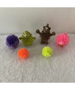 Mini Koosh Ball Set Figure Spiky Animals Monkey - £7.86 GBP