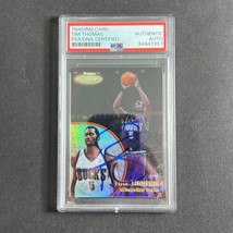 1999-00 Topps Gold Label #26 Isiah Thomas Signed Card AUTO PSA Slabbed Pistons - £105.54 GBP