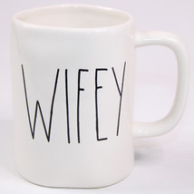 Rae Dunn Wifey Coffee Mug By Magenta White And Black Mug Tea Cup Large Shape - £9.35 GBP