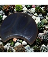 Beautiful Moon shaped Jade stone/could be made into a pendant - $47.48 CAD