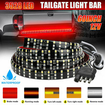 60&quot; Inch Truck Tailgate Strip LED Sequential Brake Signal Tail Reverse Light Bar - £23.17 GBP