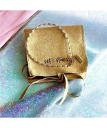 Set &amp; Stones Shelly Anklet 14K Gold Plated Brass Brand New With Tags MSR... - $39.59
