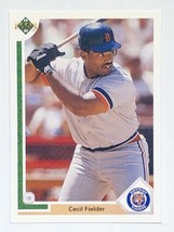 Cecil Fielder 1991 Upper Deck #244 Detroit Tigers MLB Baseball Card - $0.99