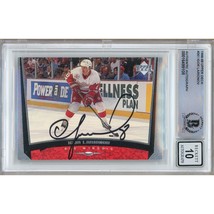 Igor Larionov Detroit Red Wings Signed 1998-99 Upper Deck BGS Gem Auto 1... - $129.99