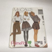 McCall's 3827 Misses' Size 10 Sewing Pattern Vtg 1988 Palmettos Uncut - £9.35 GBP