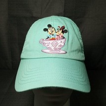 Disney Parks Walt Disney World Mickey Minnie Teacups Hat Cap Adjustable ... - £11.67 GBP