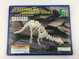 IQ Products Brontosaurus Dinosaur Balsa Wood Model DIY Project Kit - £9.58 GBP
