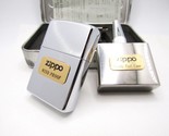 Vintage Zippo 1994 Zippo Stainless Steel Oil Lighter with Oil Can Set MI... - $119.00
