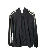 Made for Life Zip-up Athletic Jacket w/Hood Petite Women&#39;s Size PL Navy ... - $14.99