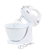 Better Chef 200 Watt Stand/Hand Mixer in White with Mixing Bowl - $1,415.43 MXN