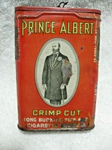 Vintage Collectible PRINCE ALBERT CRIMP CUT Tobacco Tin-Cigarette-Pipe-F... - £13.33 GBP