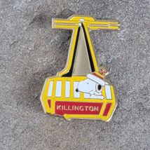 Killington SNOOPY Ski Lift Travel Souvenir Peanuts Vintage Lapel Hat Pin - $24.99