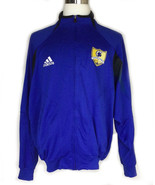 VTG 90s Adidas Men&#39;s Running Jacket Size L Zip Front Sweatshirt Promotio... - $35.62 CAD