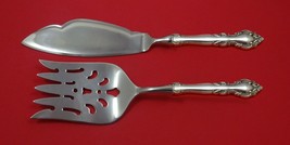 Malvern by Lunt Sterling Silver Fish Serving Set 2 Piece Custom Made HHWS - £105.20 GBP