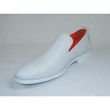 Men Tayno Dressy Casual Soft Leather Comfortable Slip on Loafer #ALPHA L White image 5
