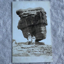 Native American Santa Clara Pueblo Indians RPPC Chief Ca-Ping &amp; Ja-Ro - £22.31 GBP