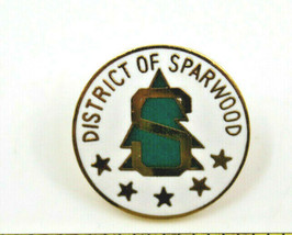 District of Sparwood BC British Columbia Canada Logo Collectible Pin Pin... - £10.19 GBP