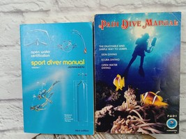 Lot of 2 Diving Guide Diver Manuals Vintage 1970s PADI Open Water Certification - £19.26 GBP