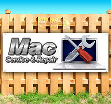 Mac Service &amp; Repair Advertising Vinyl Banner Flag Sign Many Sizes Usa Iphone - $20.64+