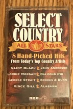 Select Country All Stars 8 Hand-Picked Hits (Cassette Tape, 1995, RCA) - £5.51 GBP